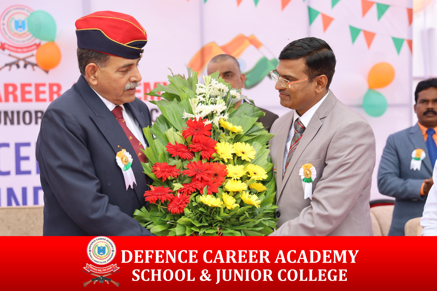 15th august celebration in best defenceschool dca sambhajinagar